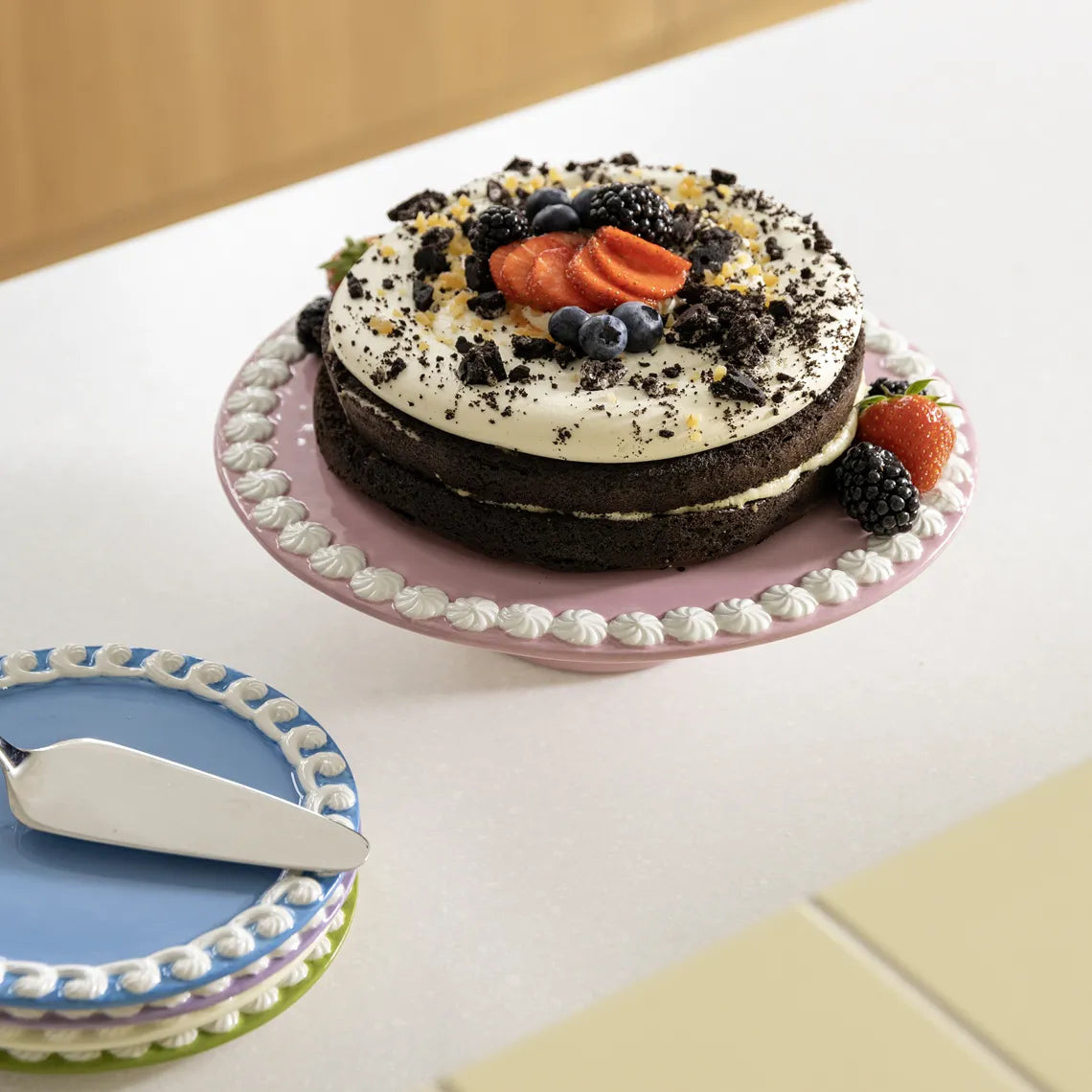 Klevering Cake Platter | Whip Pink