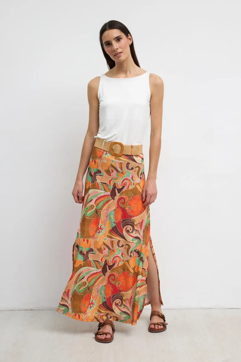 Anis Skirt | Tangerine