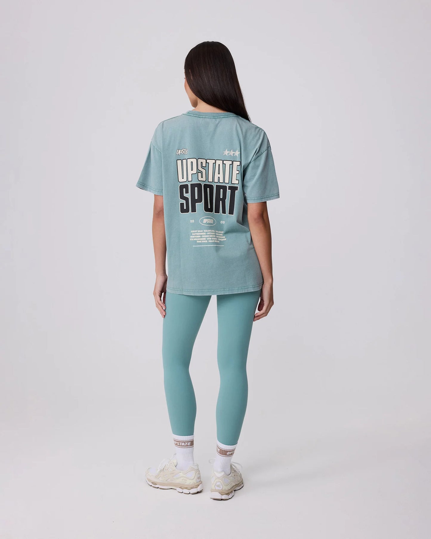 Upstate Sport Thrive Tee | Washed Trellis