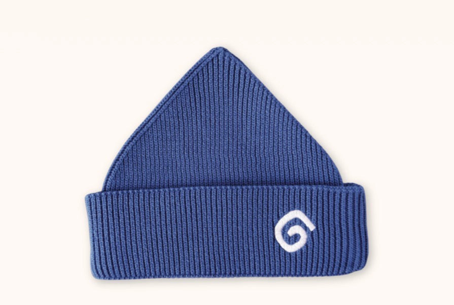 Organic Super Pixie Knit Beanie | Colbalt