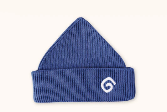 Organic Super Pixie Knit Beanie | Colbalt