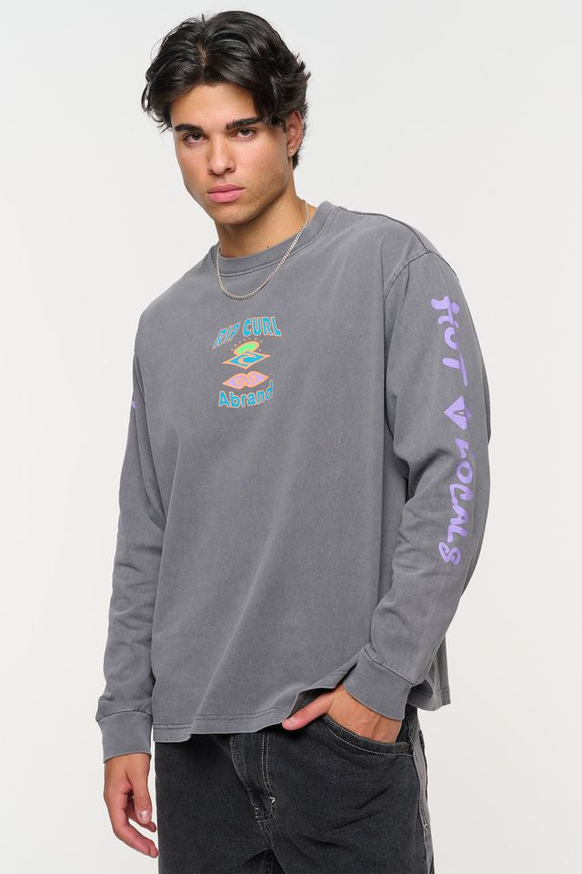 Abrand X Rip Curl Hot Locals Vintage Long Sleeve Tee