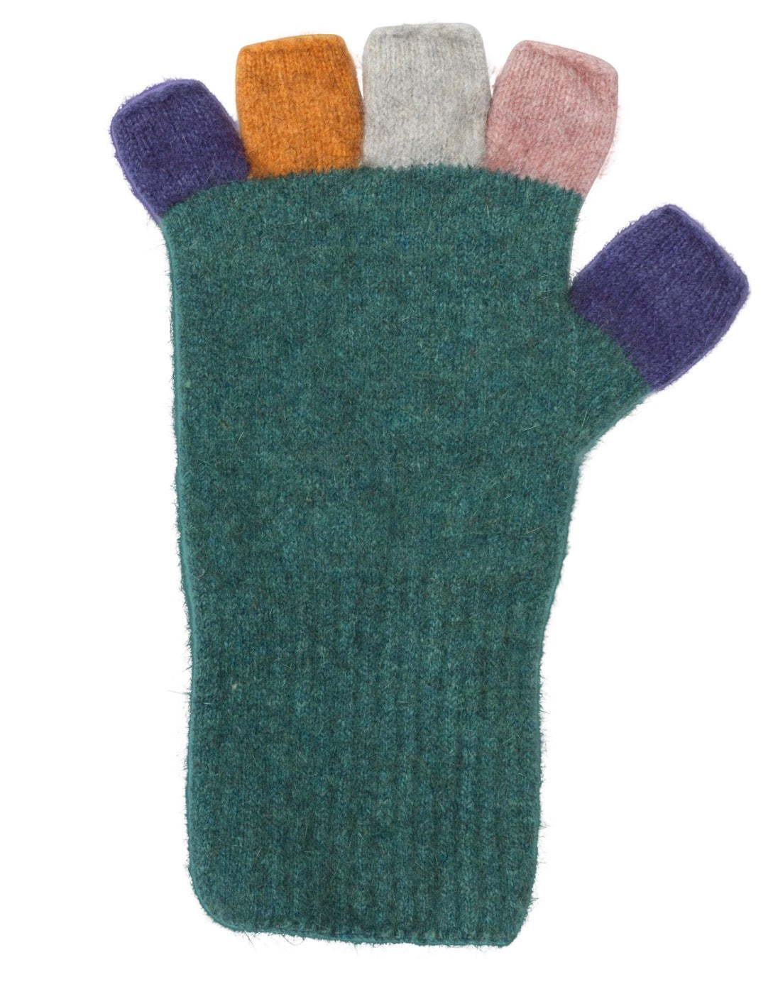 Native World Fingerless Coloured Merino Possum Gloves