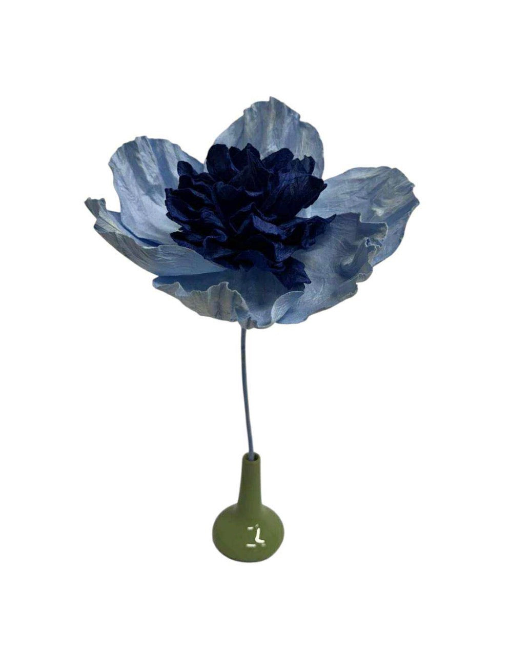 Camellia Paper Flower | Blue