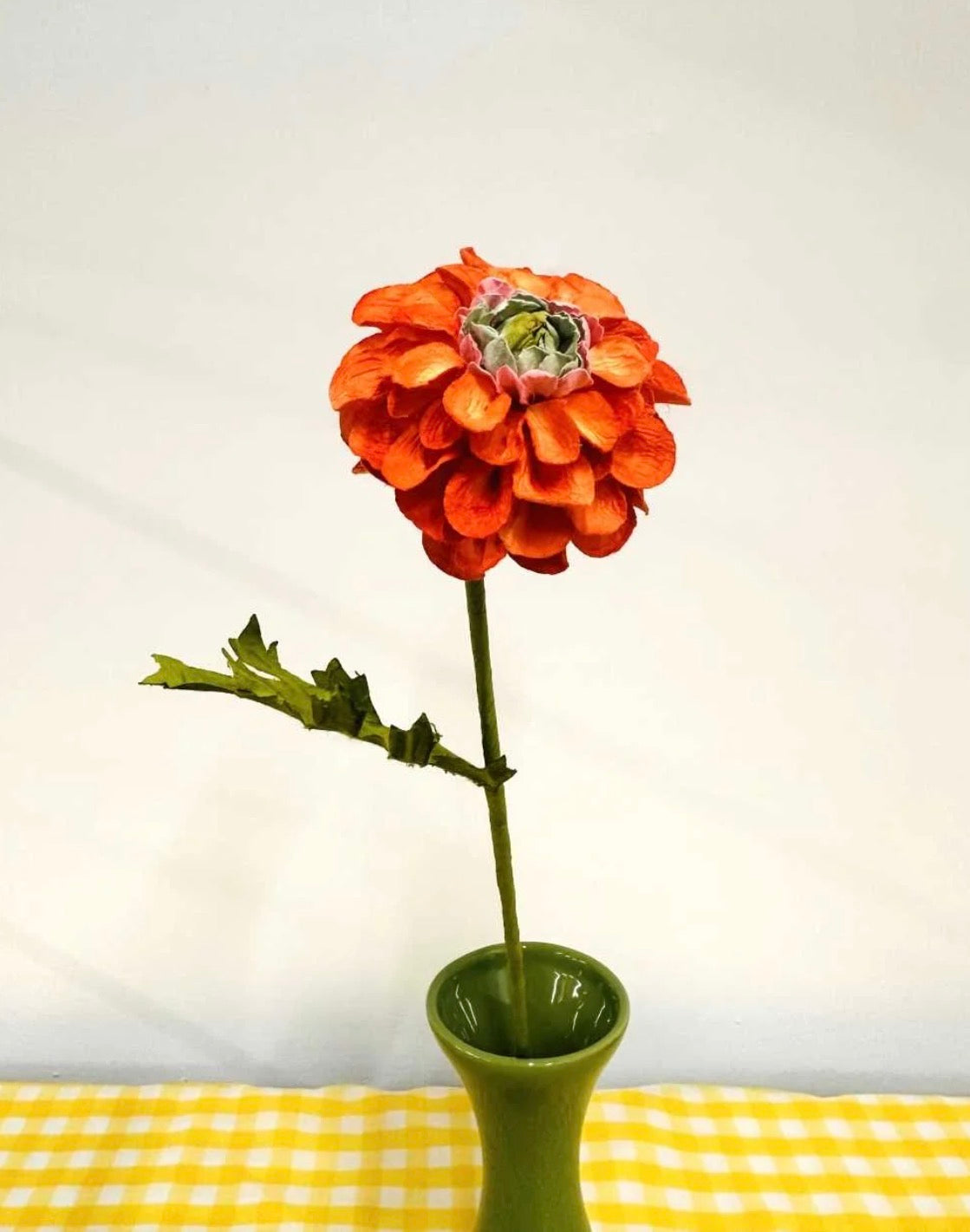 Dahlia Paper Flower | Orange