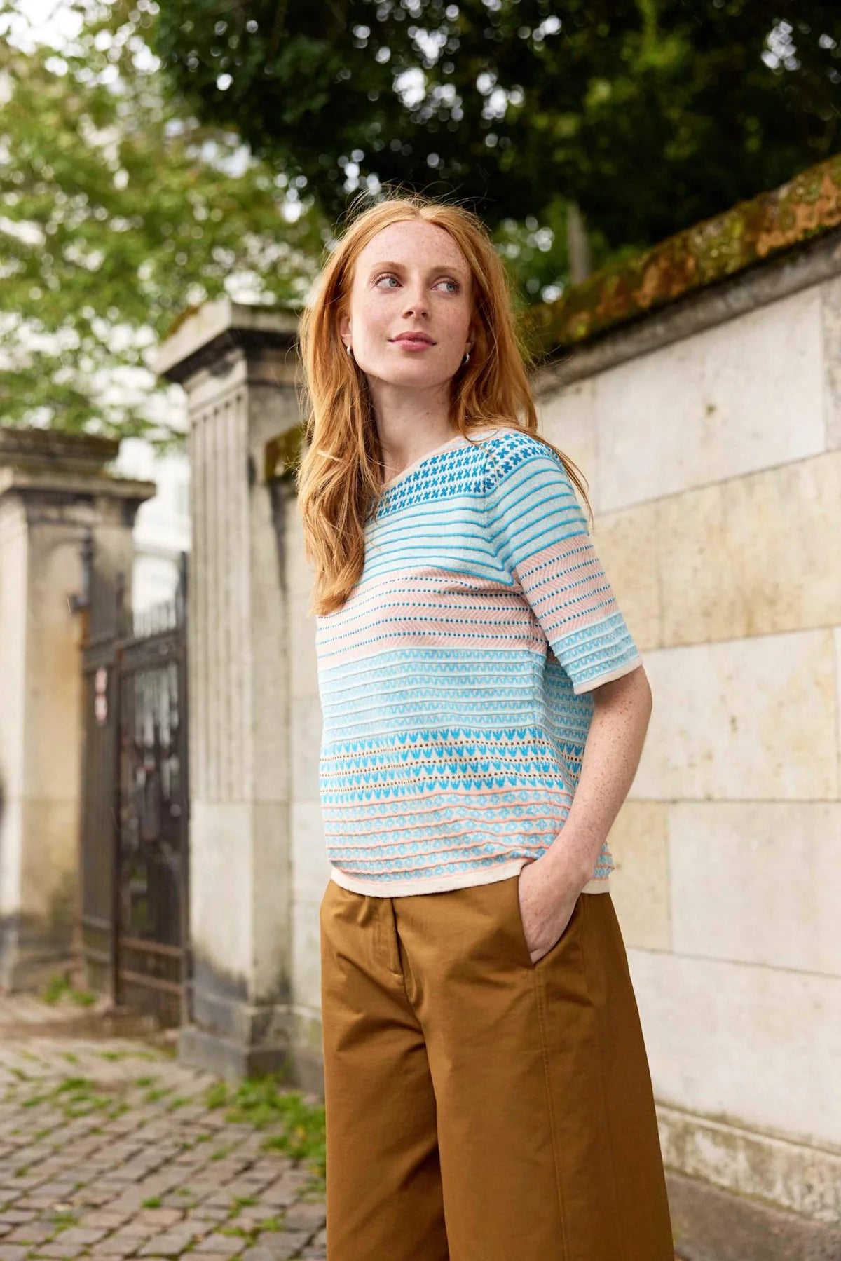 Hilde shirt | Aqua