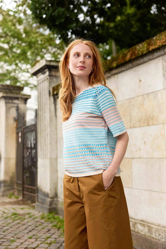 Hilde shirt | Aqua