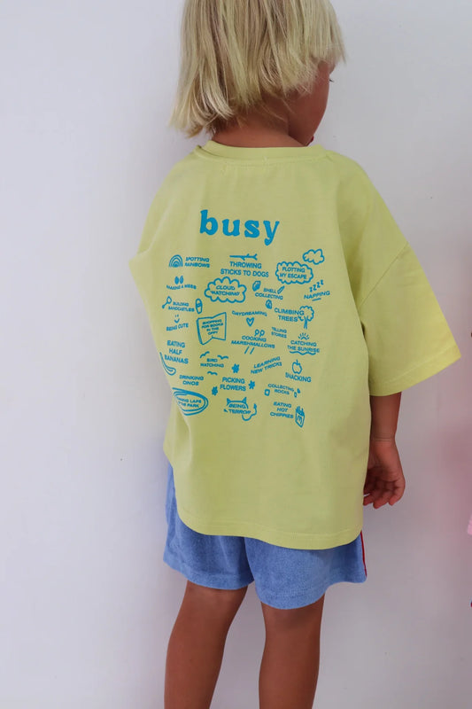 Busy Tee | Lime
