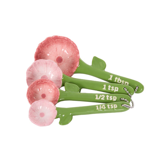 Pink Cosmos Measuring Spoons