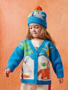 Fluffy Knit Kids Cardigan | Yo’s Country