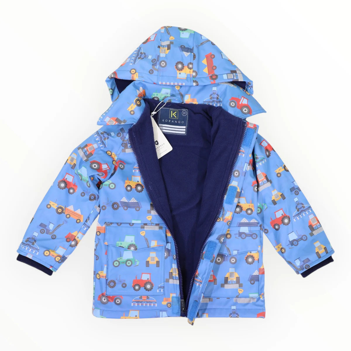 Farm Machine Raincoat | Blue