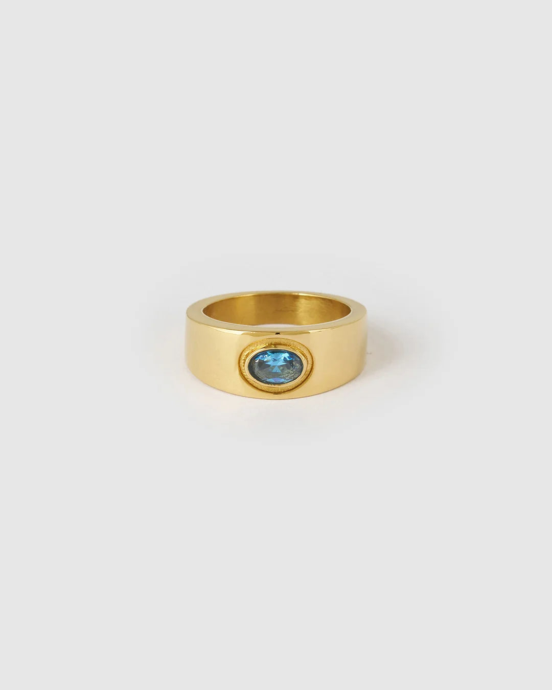 Neve Gold Ring | Sapphire