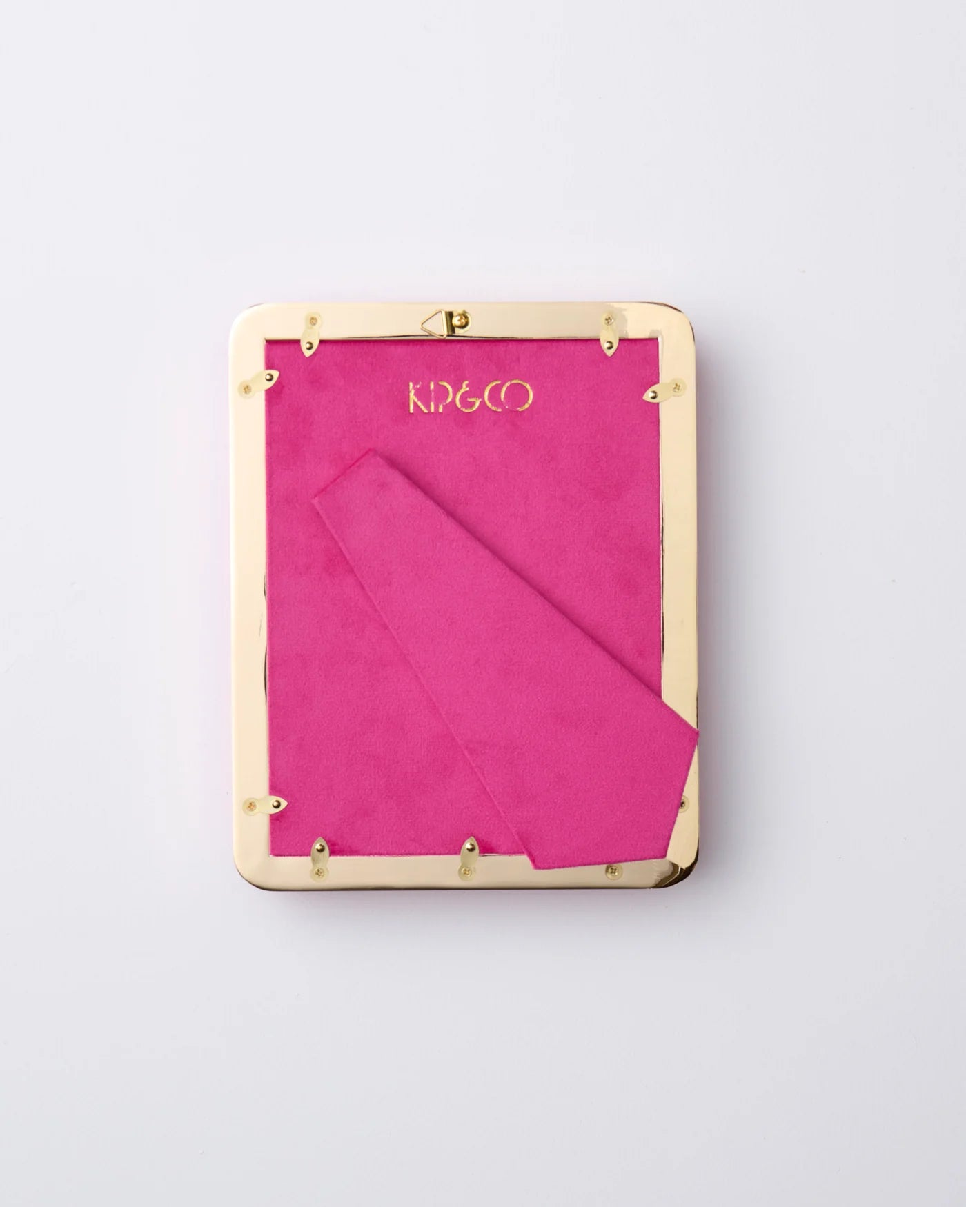 Desert Rose Heart Velvet Photo Frame