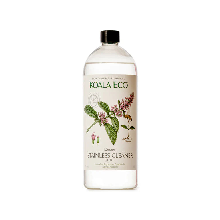 Stainless Steel Cleaner Refill | Peppermint Essential Oil
