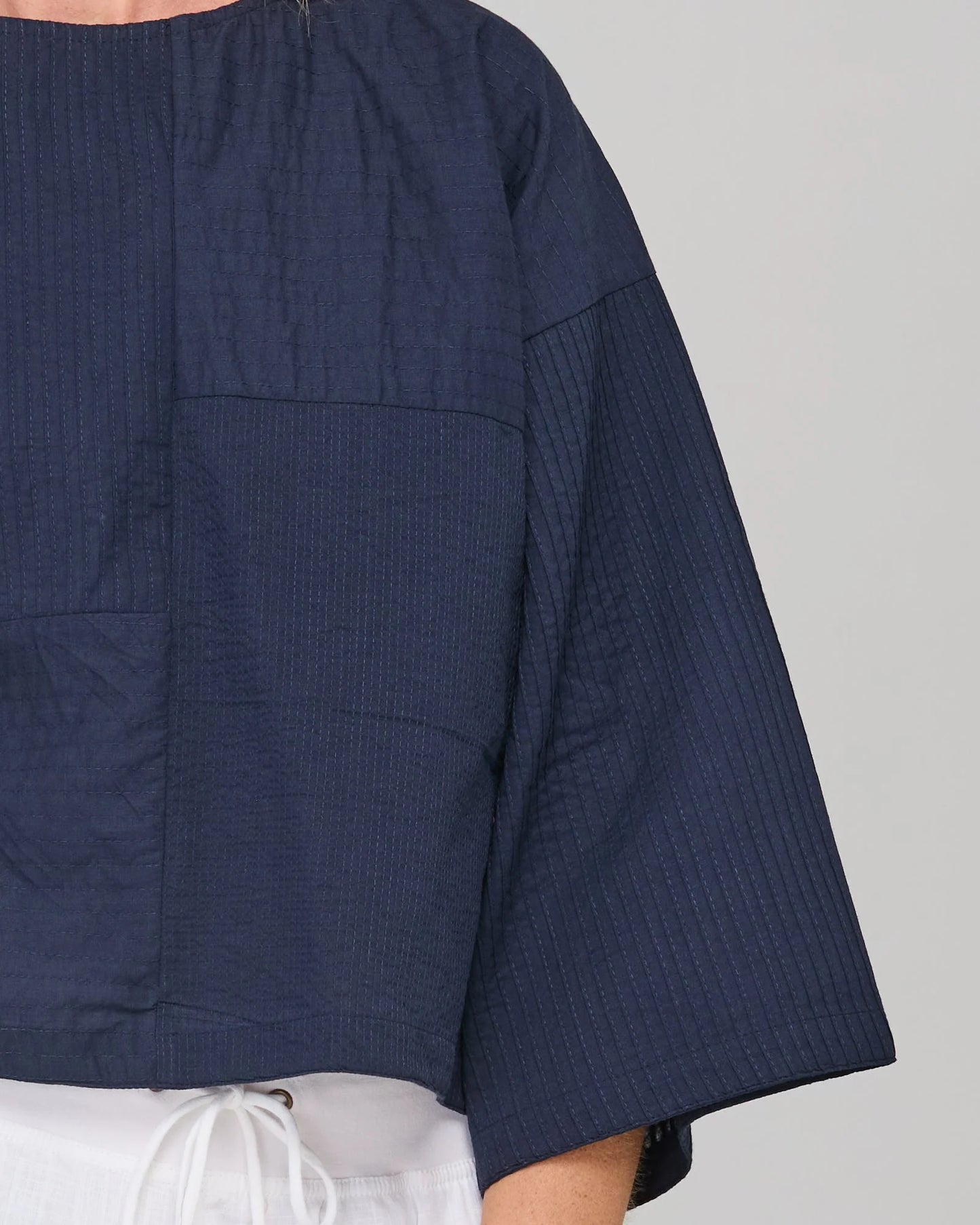 Dimple Top | Navy