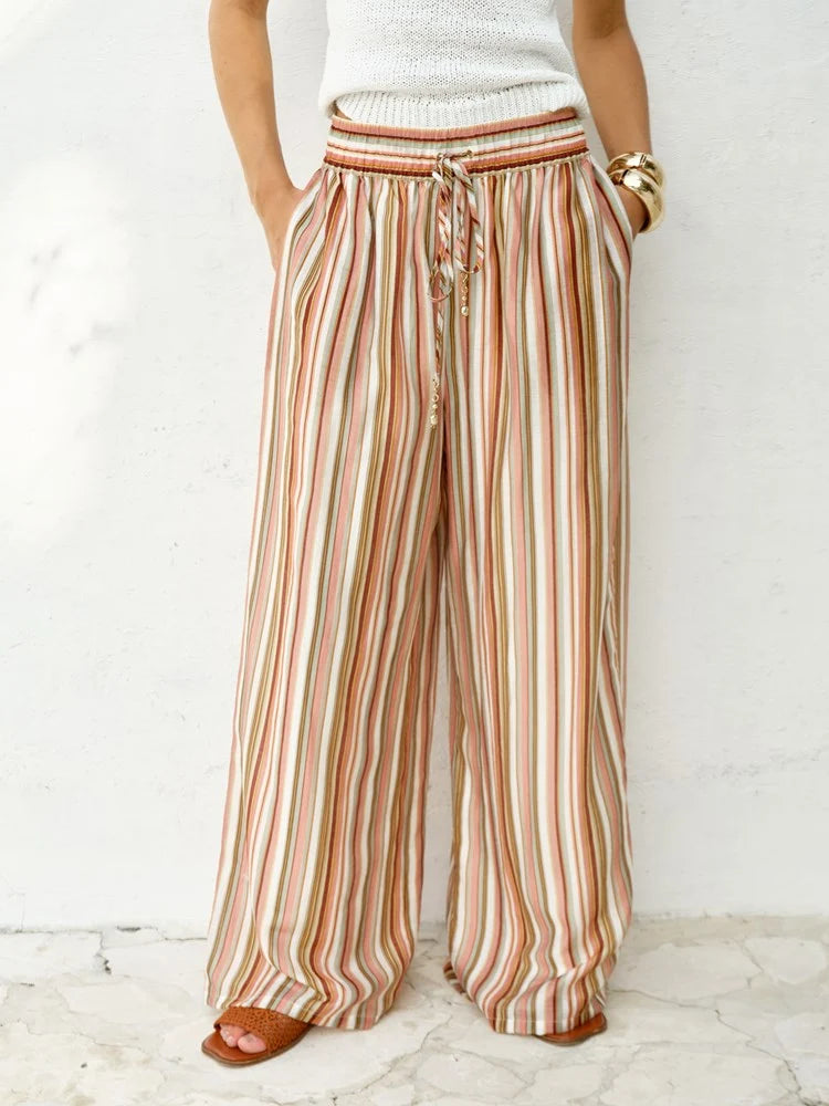 Elysia Pant | Sandbar Stripe