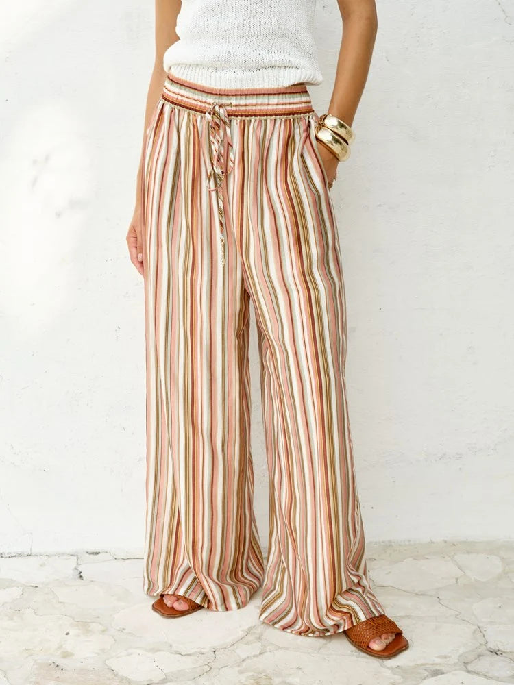 Elysia Pant | Sandbar Stripe