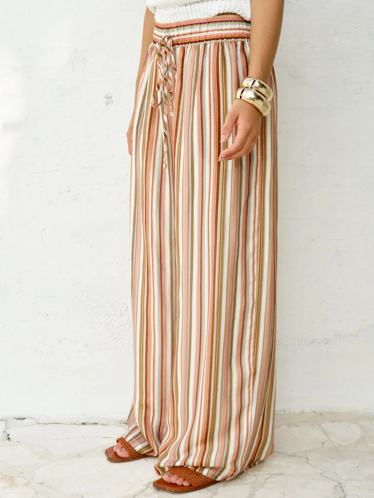 Elysia Pant | Sandbar Stripe
