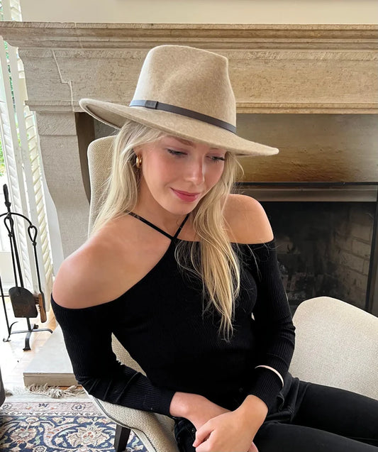 Wool Fedora | Fawn