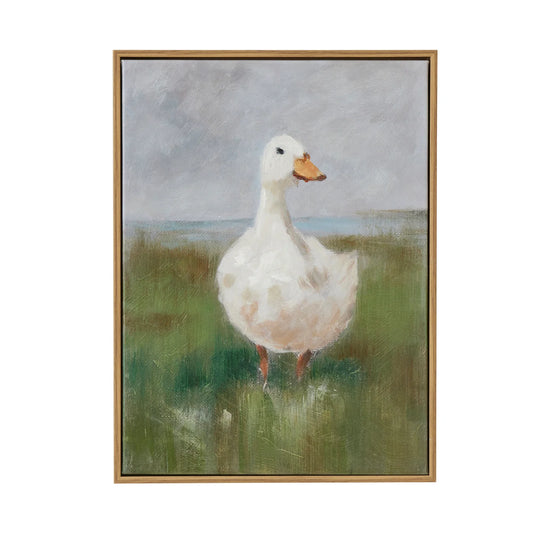 **COMING SOON** Daffy Oil Painting | Oak Frame
