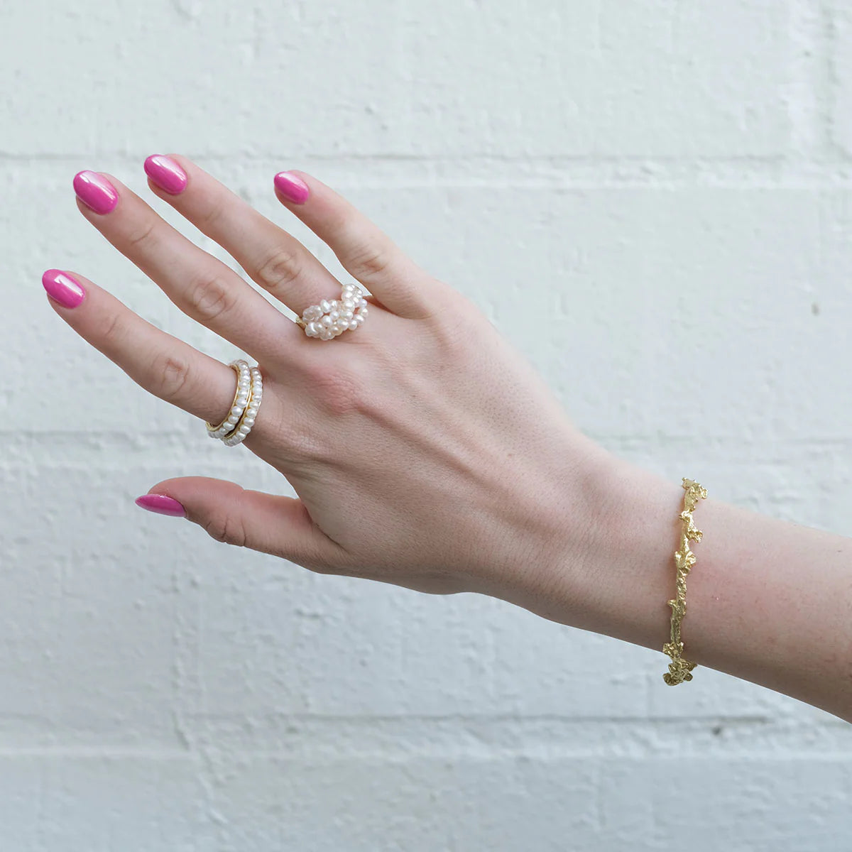 Eternity Pearl Ring