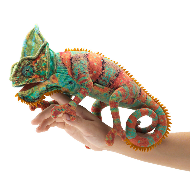 Small Chameleon Hand Puppet