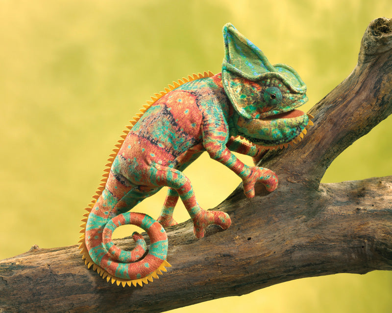 Small Chameleon Hand Puppet