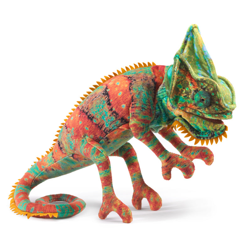Small Chameleon Hand Puppet