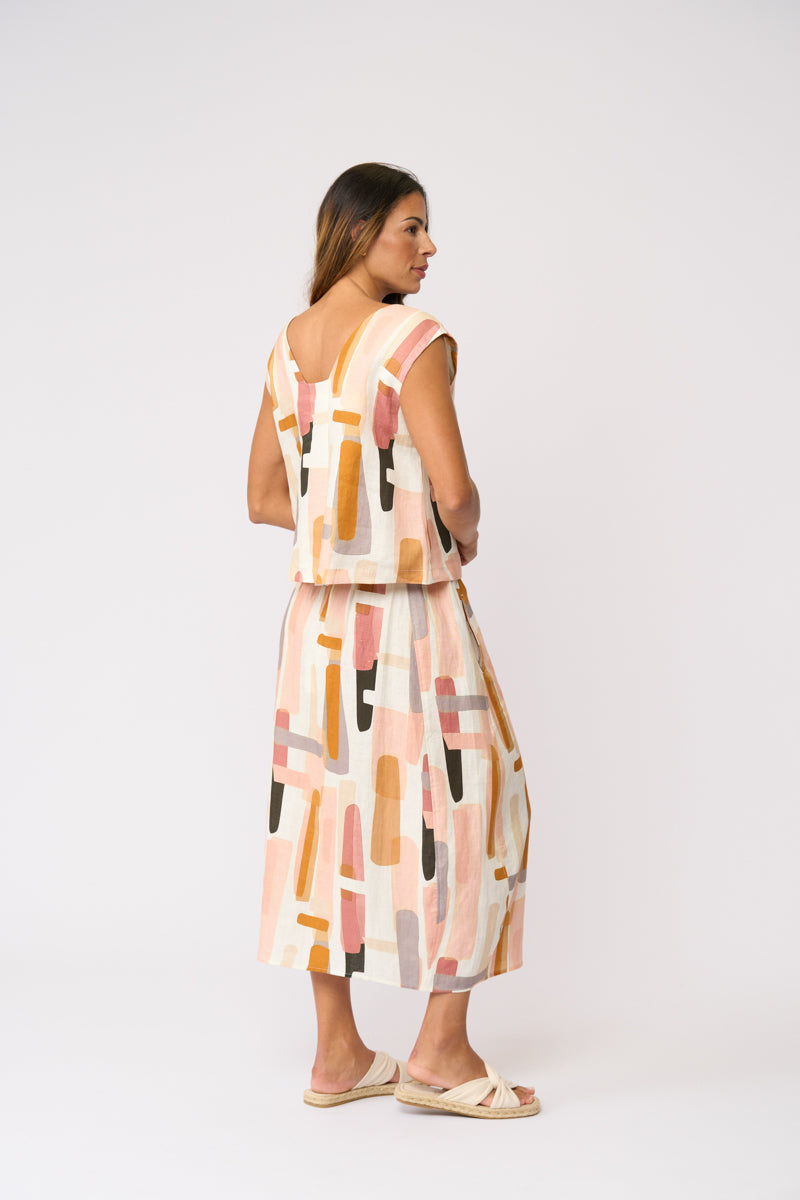 Speaks Volumes Skirt | Block Art
