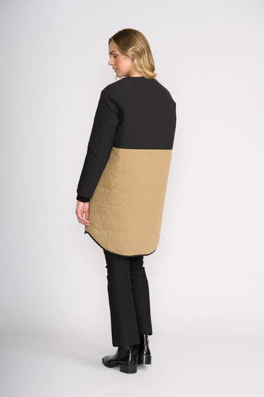 Hidden Talent Reversible Coat | Black + Tan