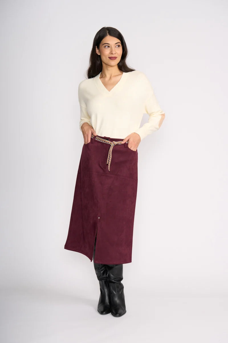 Suede Dreams Skirt | Ristretto