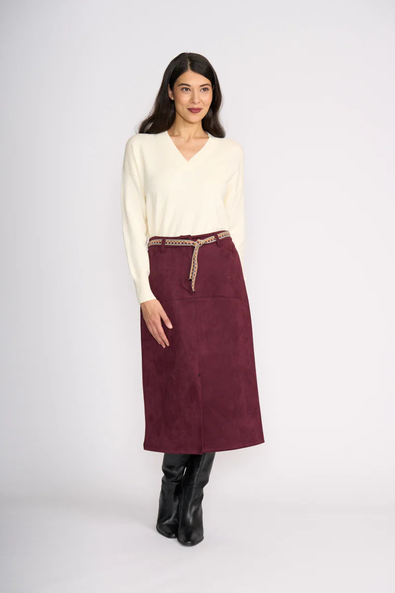 Suede Dreams Skirt | Ristretto