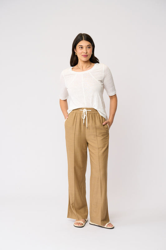 Layover Luxe Pant | Biscotti
