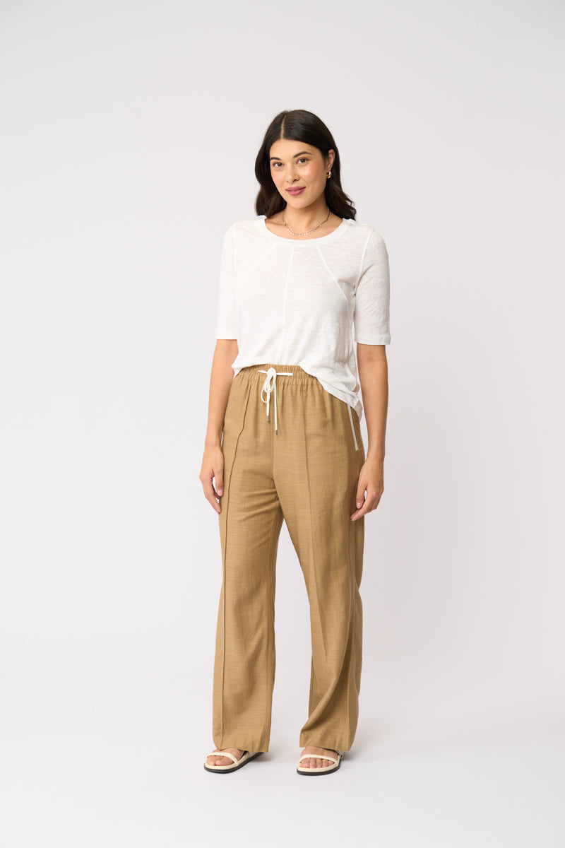 Layover Luxe Pant | Biscotti