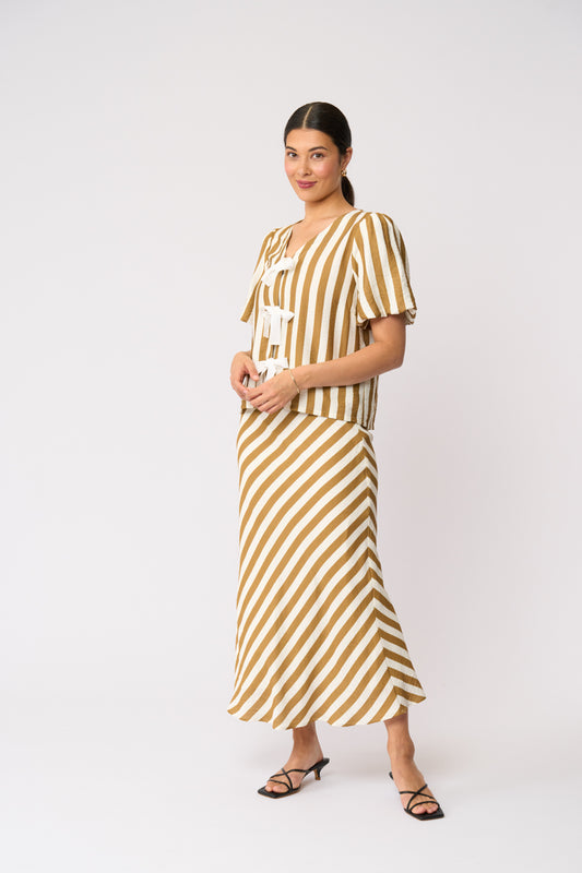 Stripe Right Top | Gilded Stripe