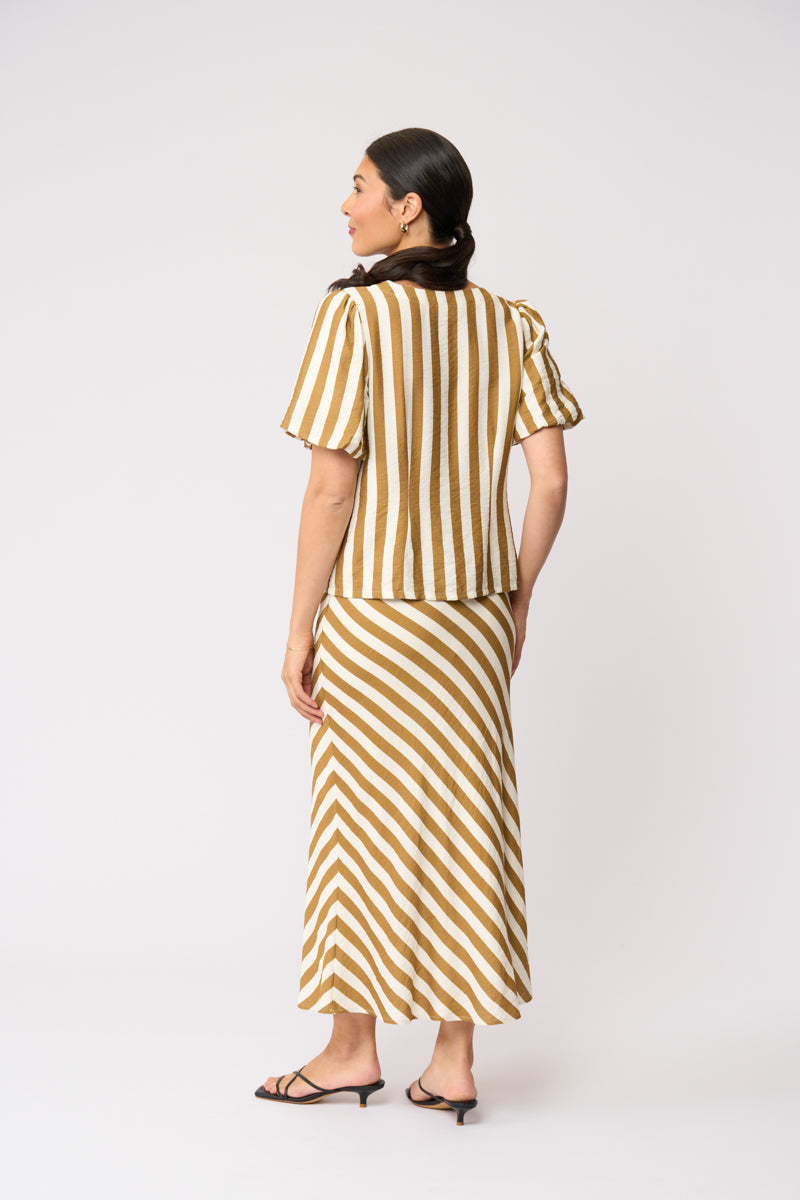 Stripe Right Top | Gilded Stripe