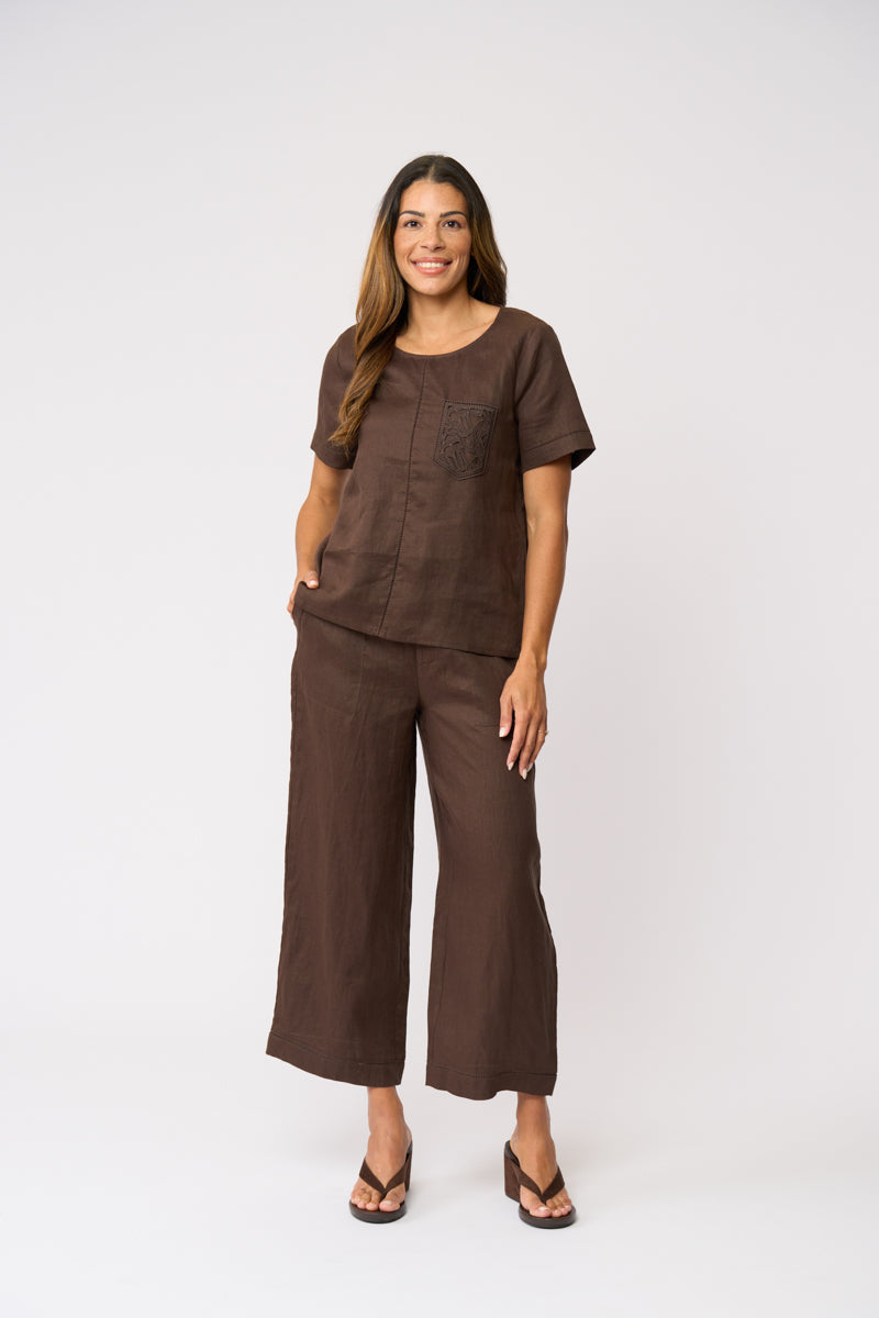 Top Rank Pant | Cocoa