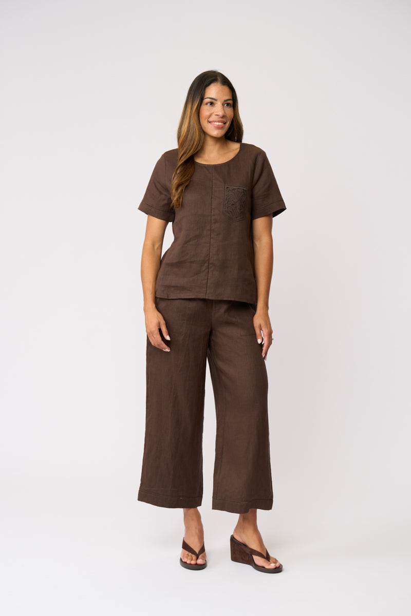 Top Rank Pant | Cocoa