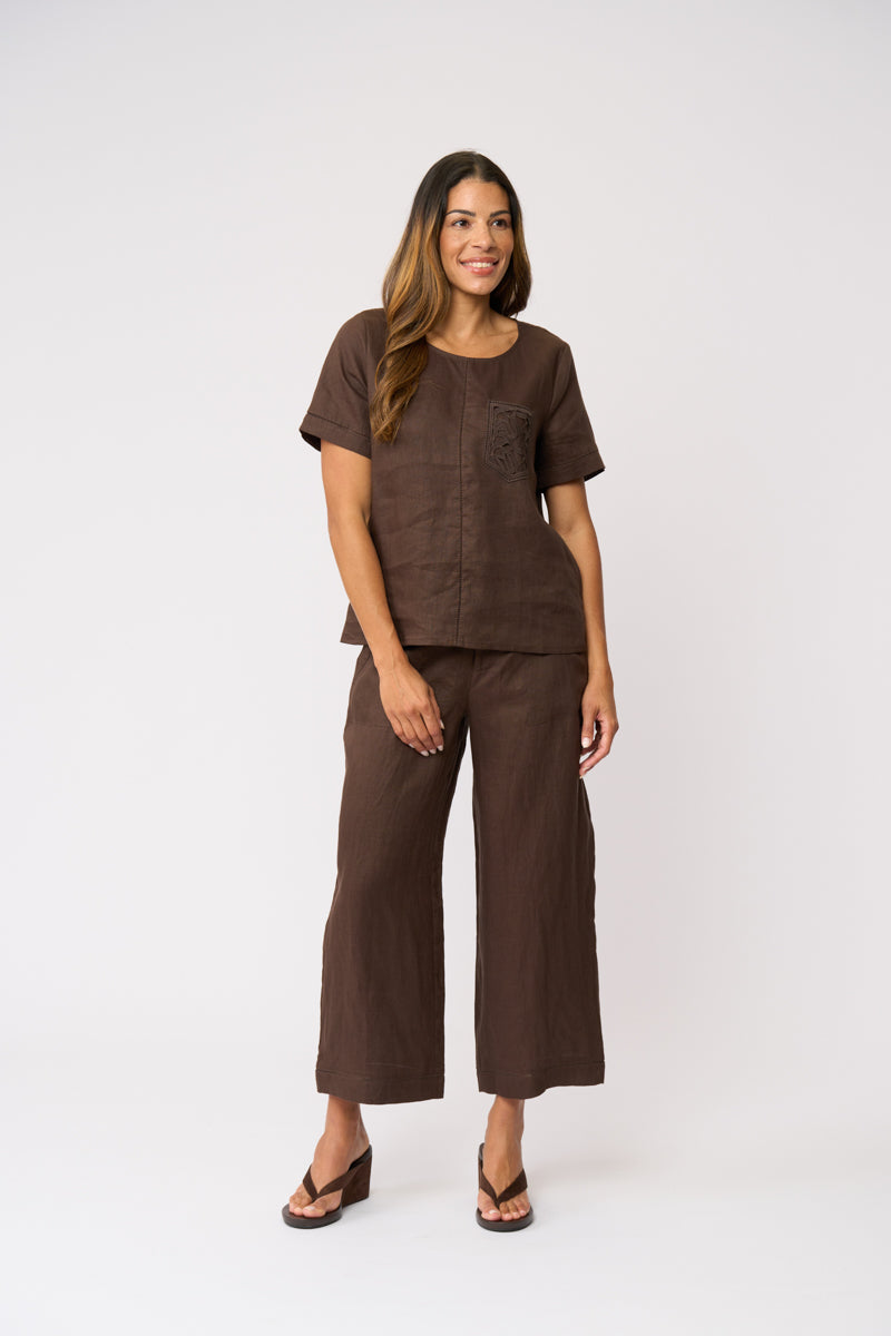 Top Rank Pant | Cocoa