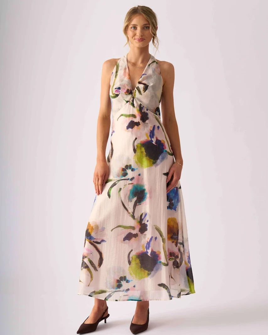 Halter Ego Maxi Dress | Expression