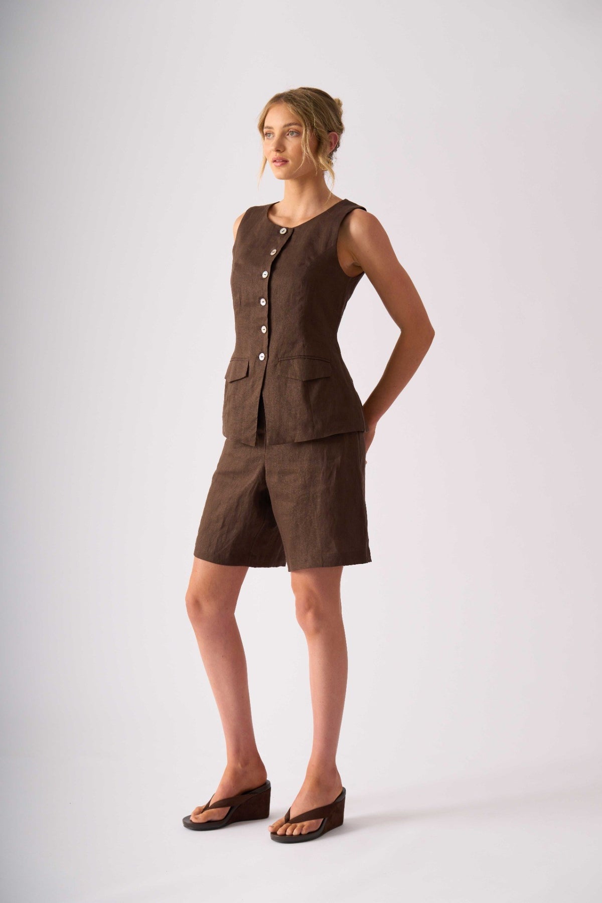 Perfect Pair Waistcoat | Cocoa