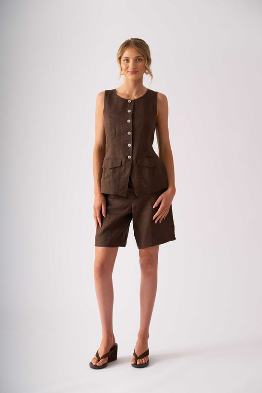 Perfect Pair Waistcoat | Cocoa