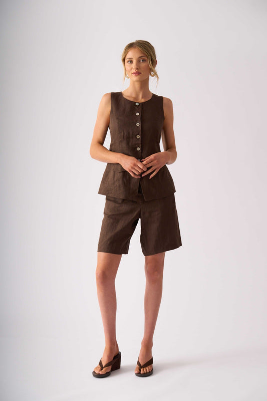 Perfect Pair Waistcoat | Cocoa