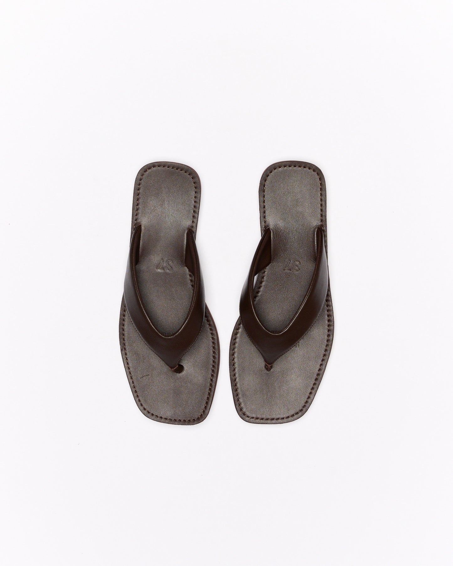 Filip Leather Slide | Chocolate