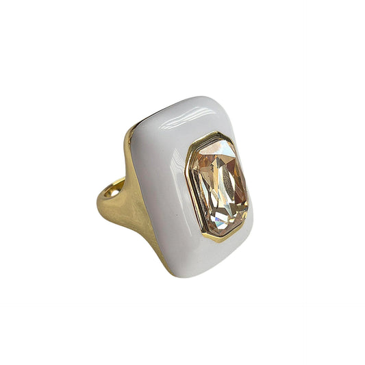 Enamel Ring | Champagne