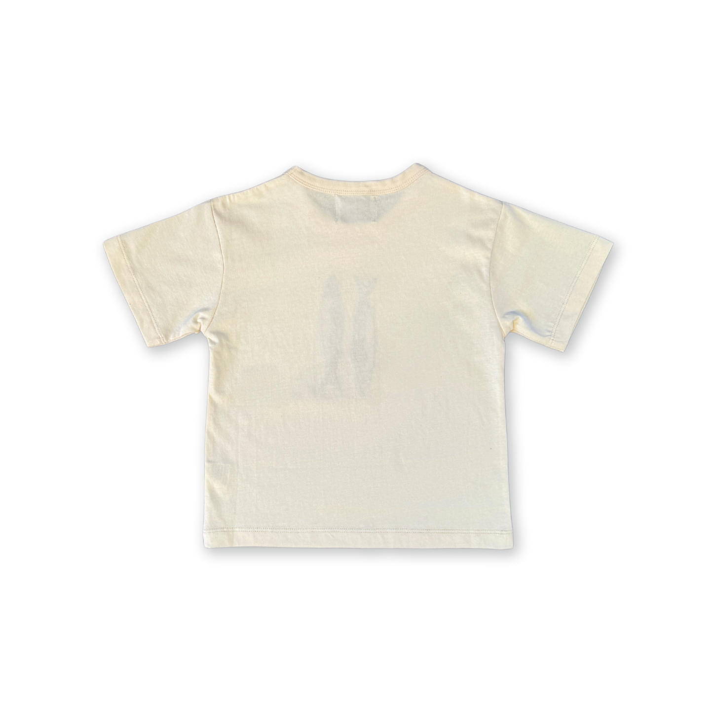 SARDINE EMBROIDERED TEE: MILK
