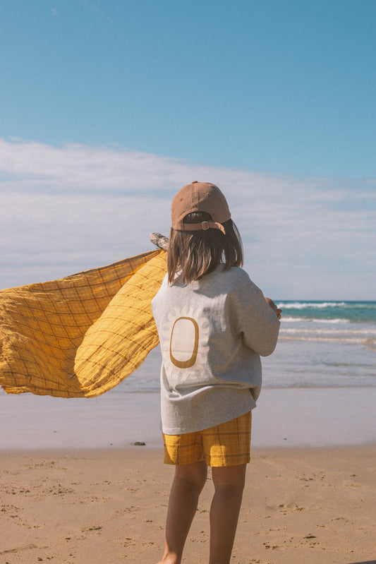 Sunshine Tee | Grey Marle