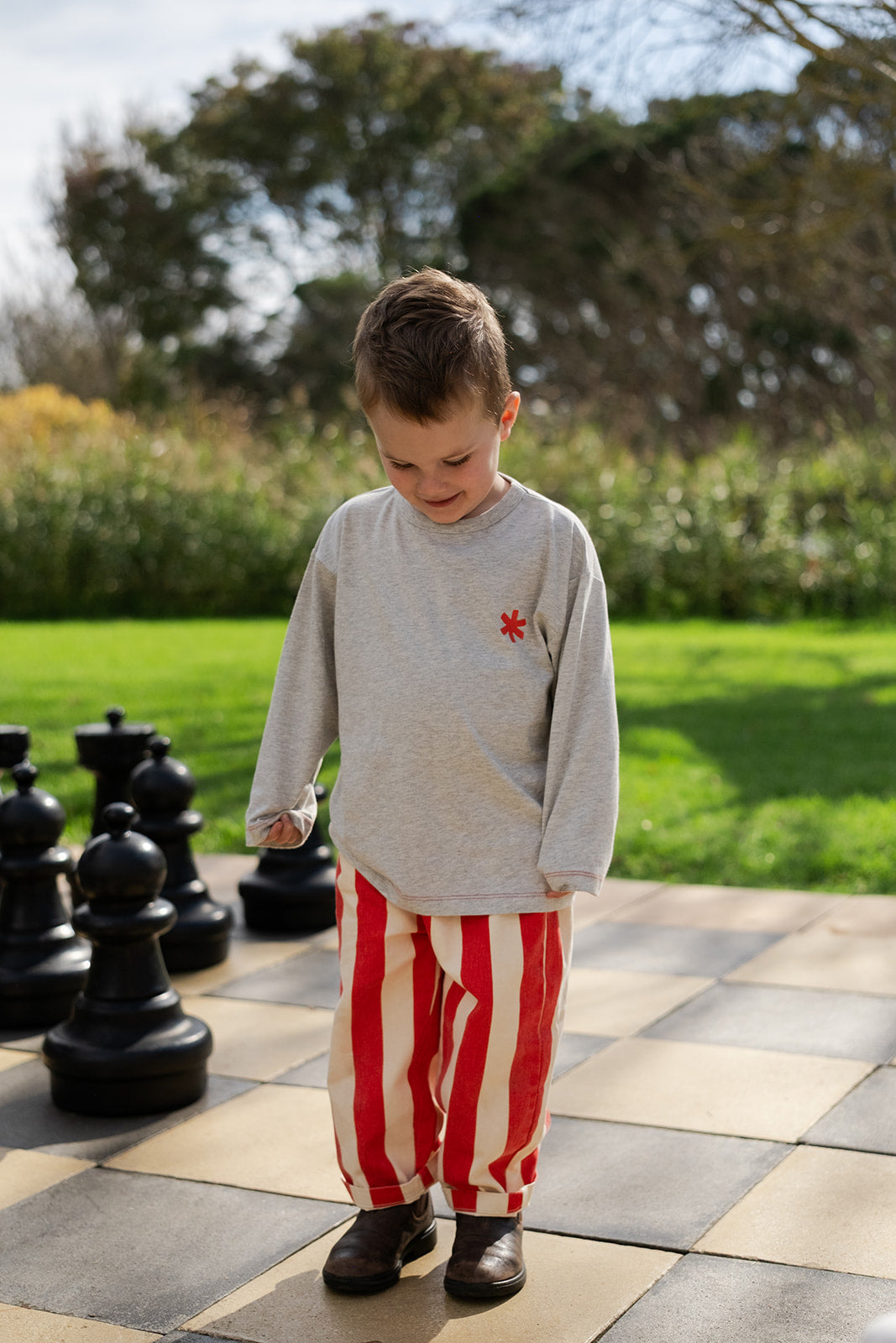 Organic Everyday Stripe Pant | Sauce