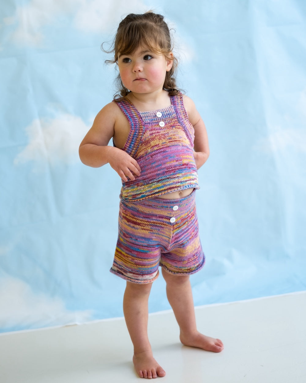 Knitted Shorts | Rainbow