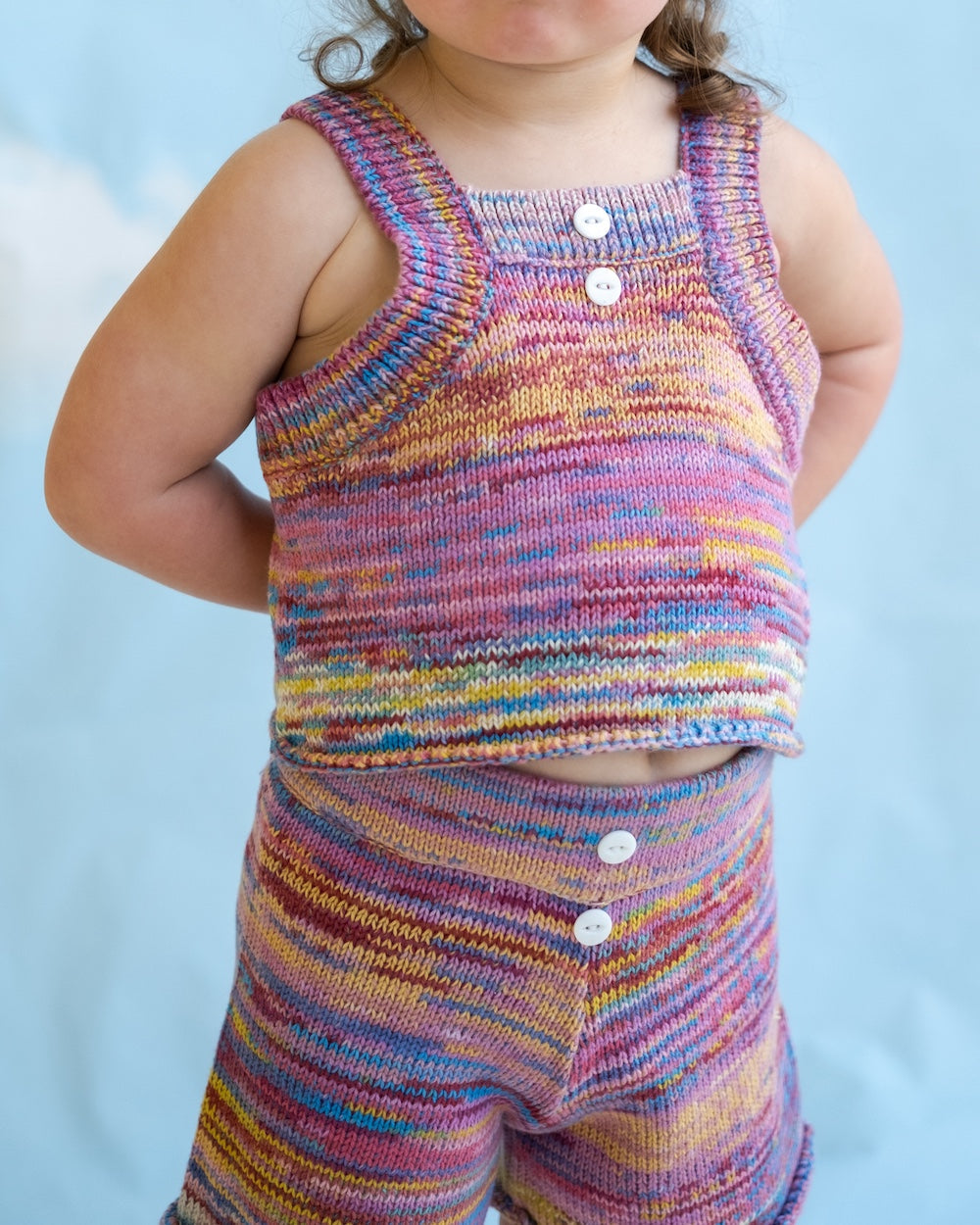 Knitted Shorts | Rainbow